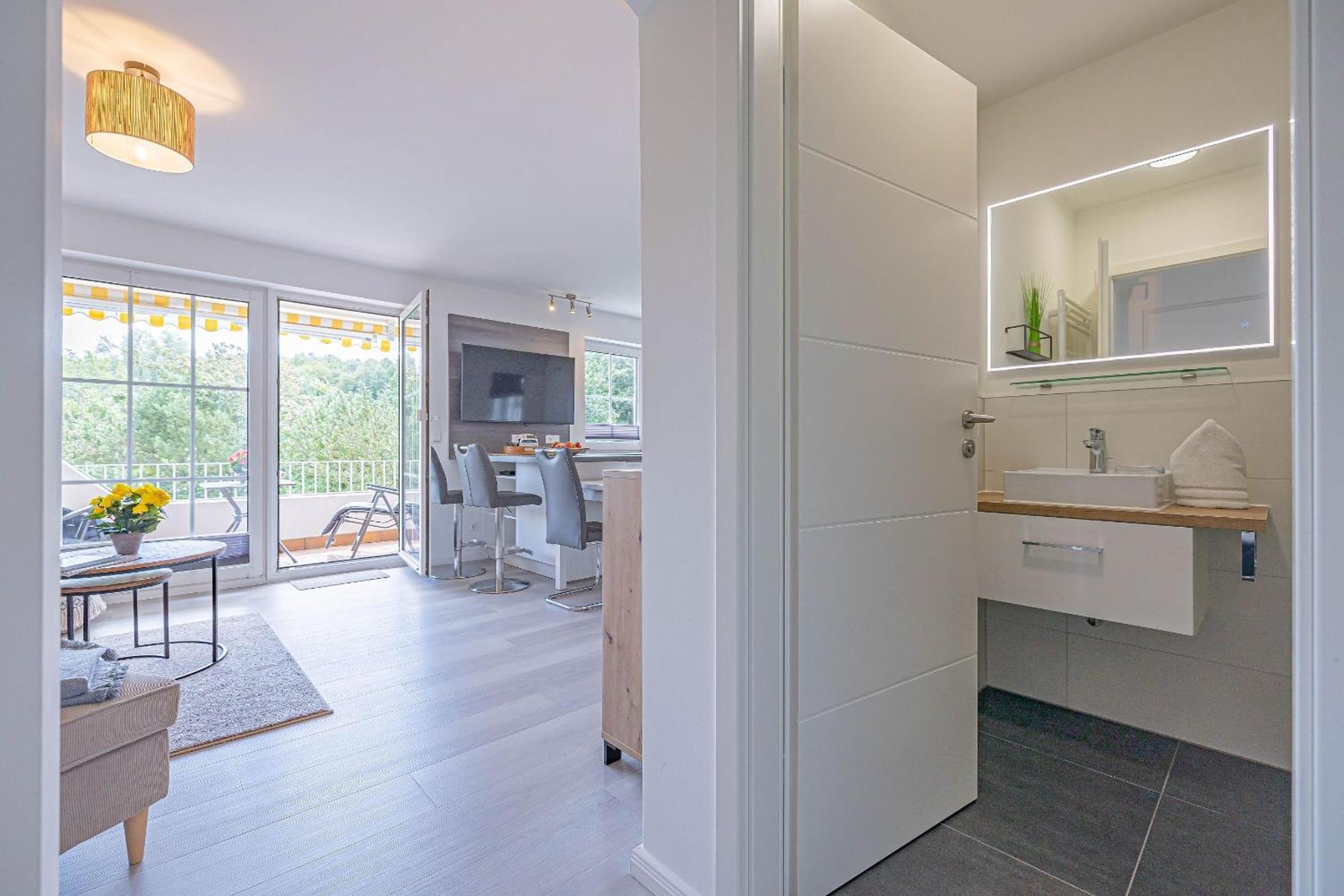 Fewo1846 - Strandresidenz Wassersleben Suedblick App 689 - Komfortables Apartment Mit Balkon Und Meerblick Harreslev Eksteriør billede