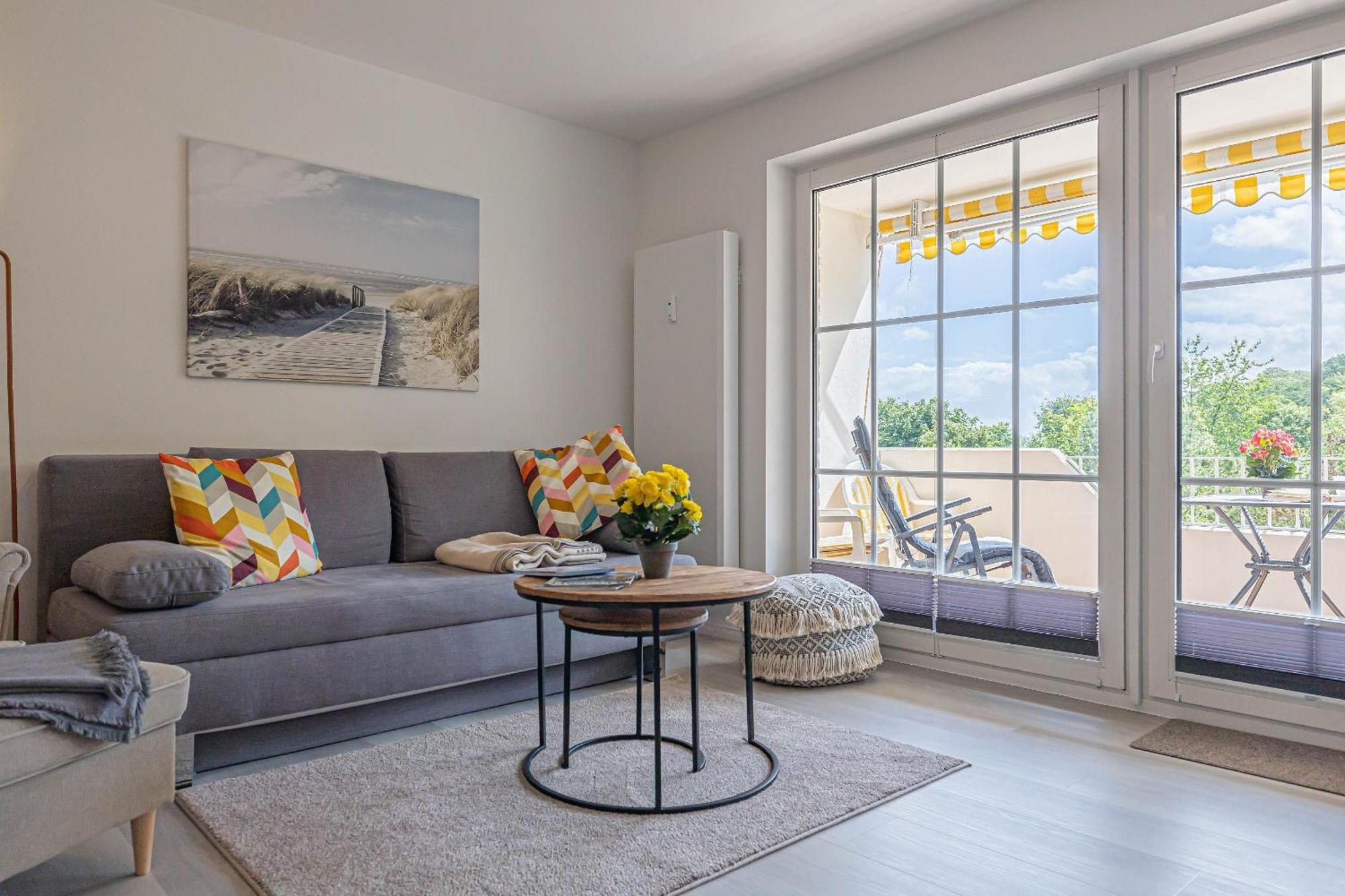 Fewo1846 - Strandresidenz Wassersleben Suedblick App 689 - Komfortables Apartment Mit Balkon Und Meerblick Harreslev Eksteriør billede