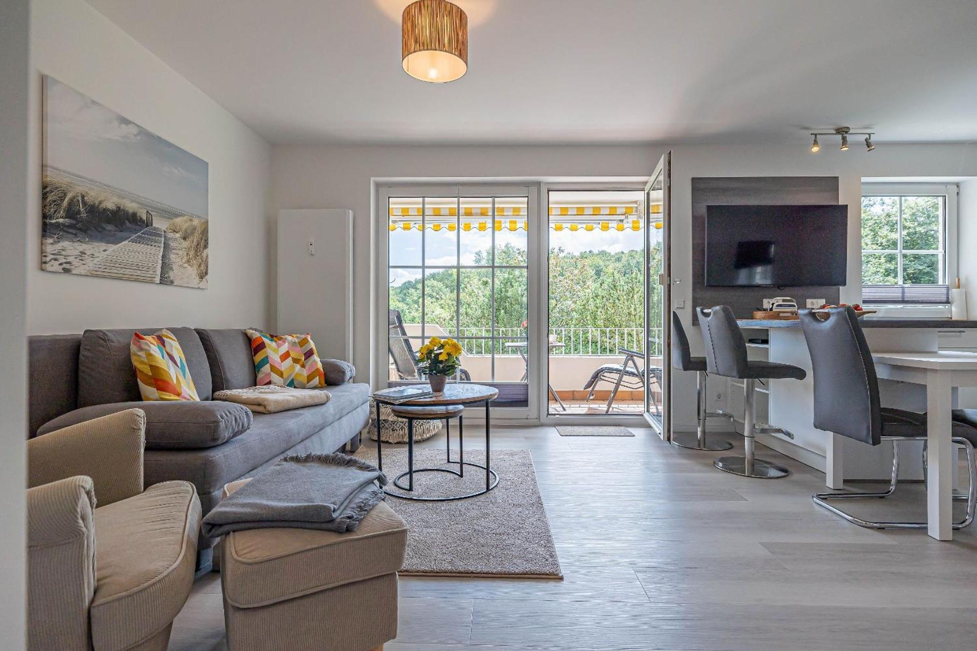 Fewo1846 - Strandresidenz Wassersleben Suedblick App 689 - Komfortables Apartment Mit Balkon Und Meerblick Harreslev Eksteriør billede
