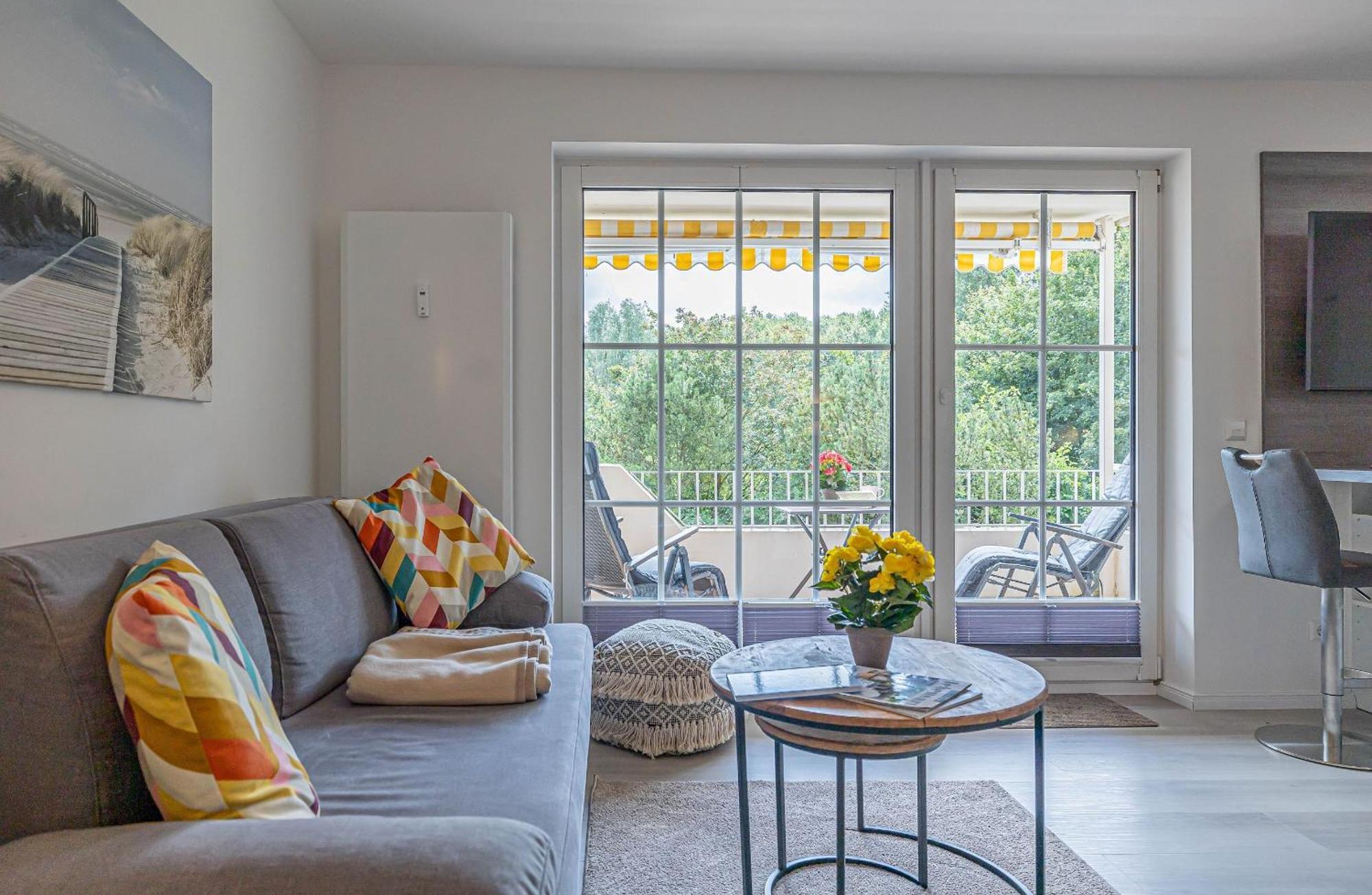 Fewo1846 - Strandresidenz Wassersleben Suedblick App 689 - Komfortables Apartment Mit Balkon Und Meerblick Harreslev Eksteriør billede